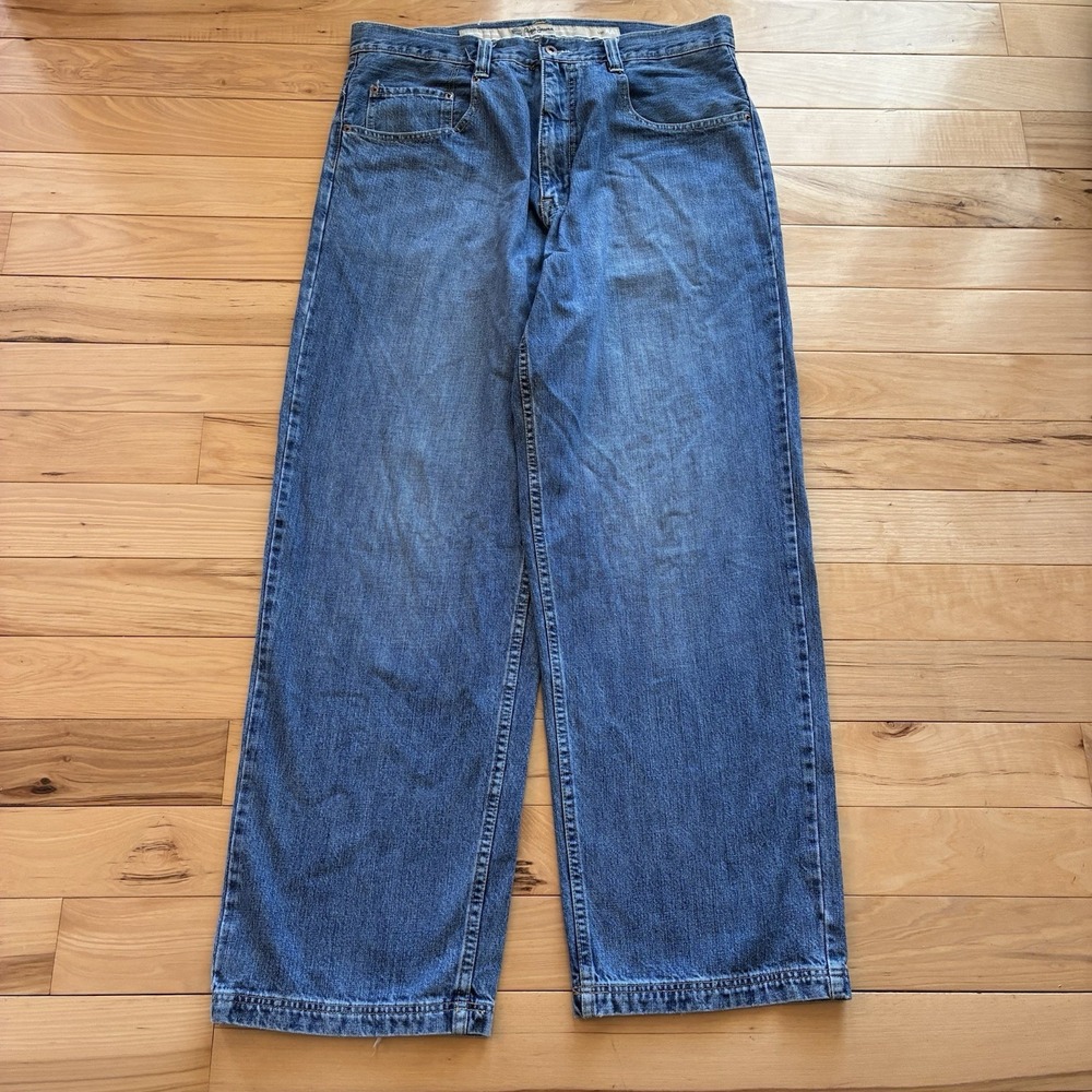 Vintage Pepe Jeans Mens 36x33 Blue Denim Stonewash Relaxed Fit Baggy USA 90s